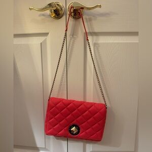 Kate spade coral quilted bag